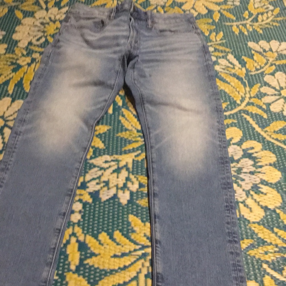 Mens American Eagle Airflex+ Slim 32/30 Cool Hand Blue Denim Jeans